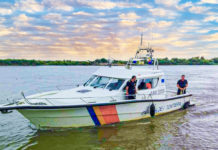 Patru bărbați ieșiți la plimbare cu barca au fost salvați de Poliția de Frontieră